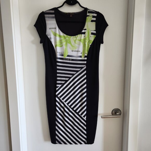 Picadilly Fashions Black and Striped Dress - Picture 6 of 6